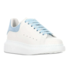 Alexander McQueen Oversized Blancas con Cordones Azul Cielo y Talón Azul