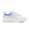 Alexander McQueen Oversized Blancas con Talón Iridiscente Multicolor