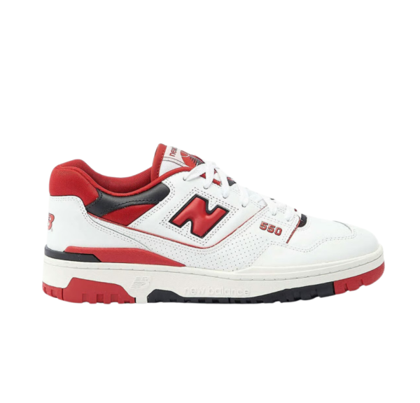 New Balance 550 Blancas y Rojas