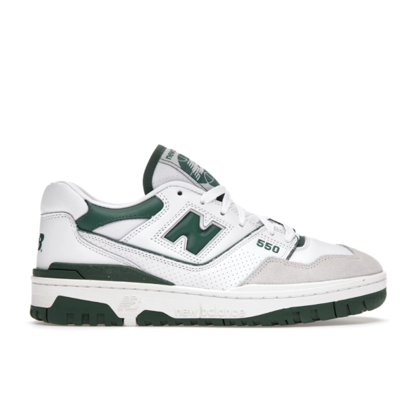 New Balance 550 Blancas y Verdes