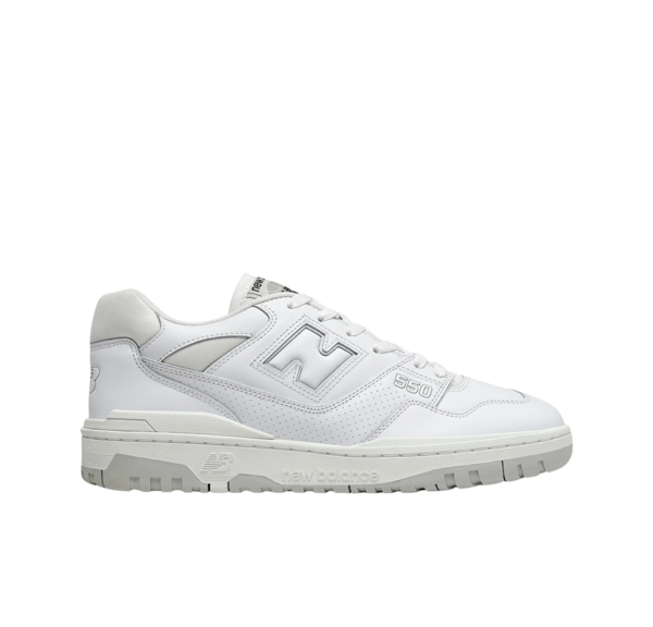 New Balance 550 Blancas Crema y Gris Claro