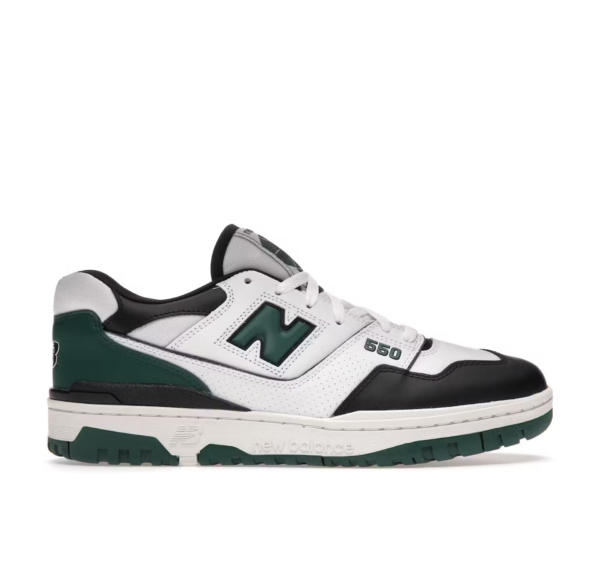 Diseño sin título - 2025-12-28T032704.431 New Balance 550 Blancas con Verde y Negro