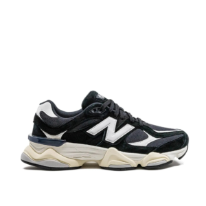 New Balance 9060 Negras con Blanco y Suela Crema