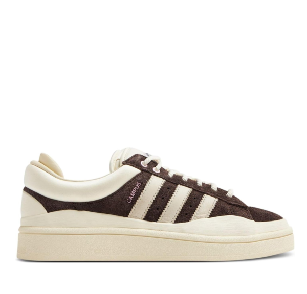 Diseño sin título - 2025-12-30T023748.591 Adidas Campus x Bad Bunny Marrón Oscuro y Crema
