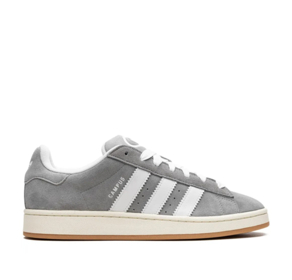 Adidas Campus Gris Claro y Blanco