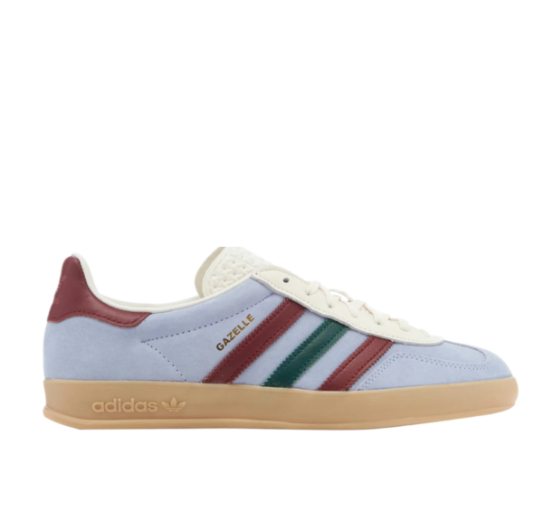 Adidas Gazelle Azul Claro con Detalles Multicolor