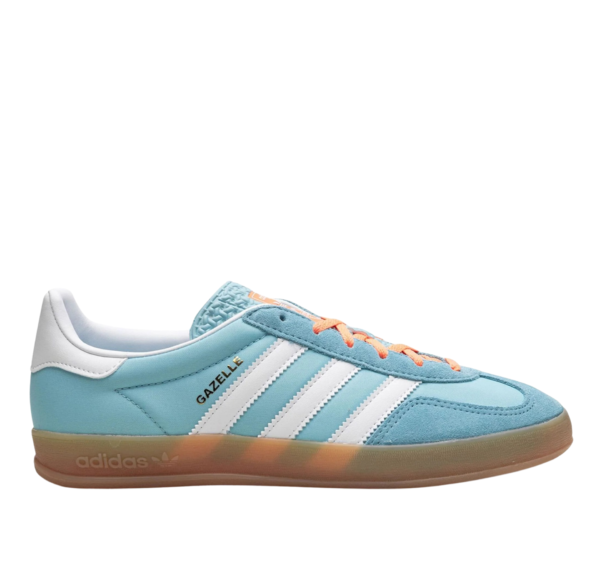 Adidas Gazelle Azul Claro y Blanco