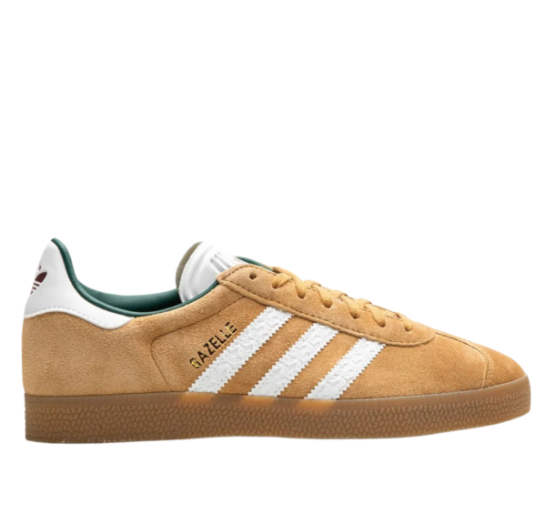 Adidas Gazelle Marrón Mostaza y Blancas