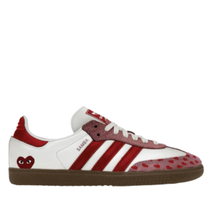 Adidas Samba x Comme des Garçons PLAY Blancas y Rojas