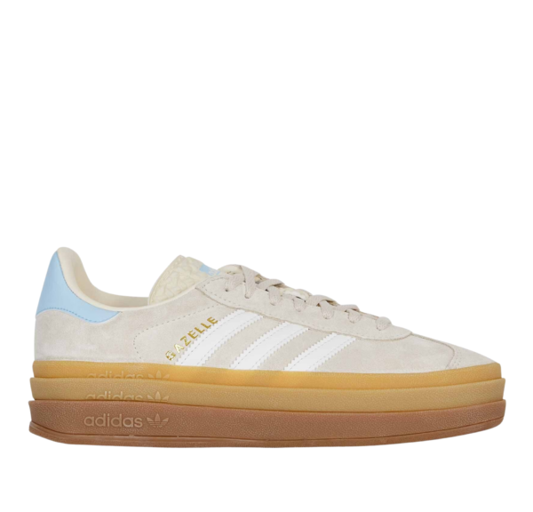 Adidas Gazelle Bold Crema y Blancas