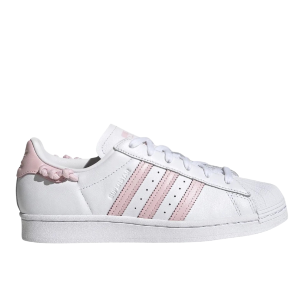 Diseño sin título - 2026-01-04T235237.698 Adidas Superstar Blancas con Detalles Rosas