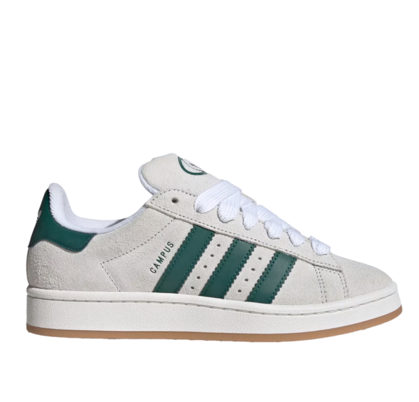 Adidas Campus Gris Claro y Verde