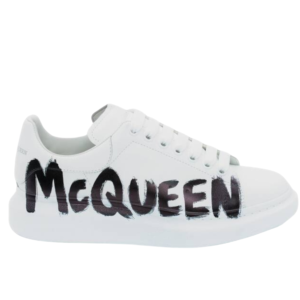 Alexander McQueen Oversized Blancas con Logo Lateral Negro