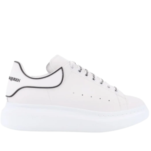 Alexander McQueen Oversized Blancas con Talón Blanco y Ribete Negro