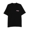 Camiseta Balenciaga Negro con Logo Bordado