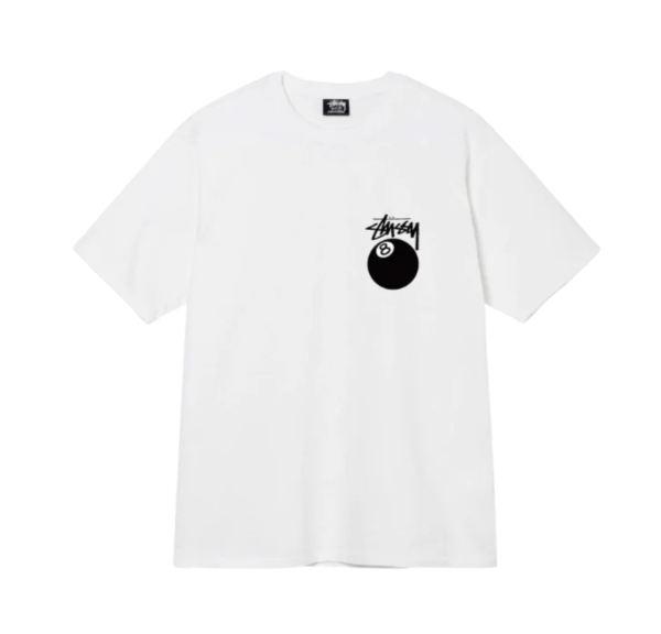 Camiseta Balenciaga x Stüssy Blanca – Oversize