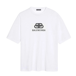 Camiseta Balenciaga Logo Double B Blanco – Oversize