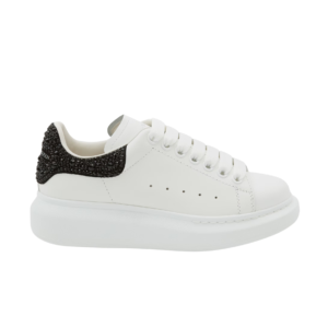 Alexander McQueen Oversized Blancas con Talón Negro Brillante