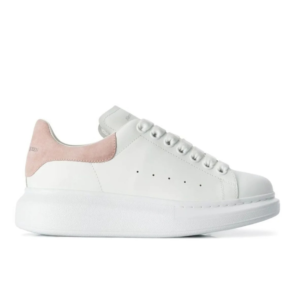Alexander McQueen Oversized Blancas con Talón Rosa