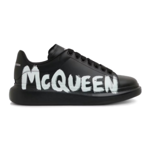Alexander McQueen Oversized Negras con Logo Lateral Blanco