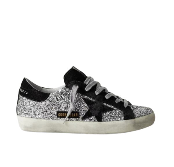 Golden Super Star Glitter Negro