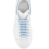Alexander McQueen Oversized Blancas con Cordones Azul Cielo y Talón Azul