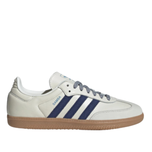 Adidas Samba Blancas y Azul Marino