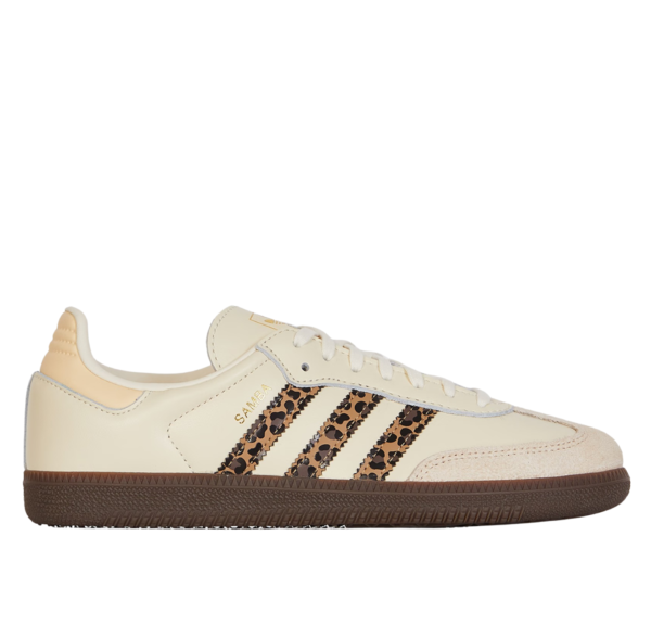 Adidas Samba Beige con Animal Print Leopardo