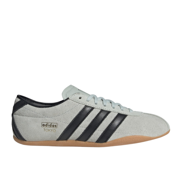 Adidas Samba Gris Claro y Negro con Suela de Goma