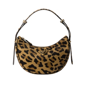 Prada Cleo Hobo Bag Animal Print Leopardo