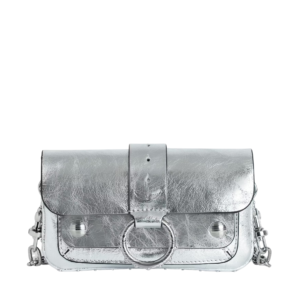 Zadig & Voltaire Kate Wallet on Chain Plateado