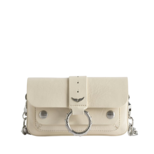Zadig & Voltaire Kate Wallet on Chain Blanco