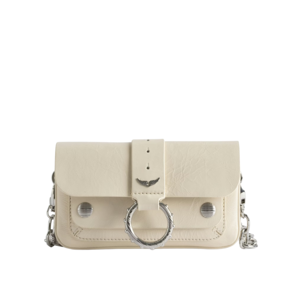 Zadig & Voltaire Kate Wallet on Chain Blanco