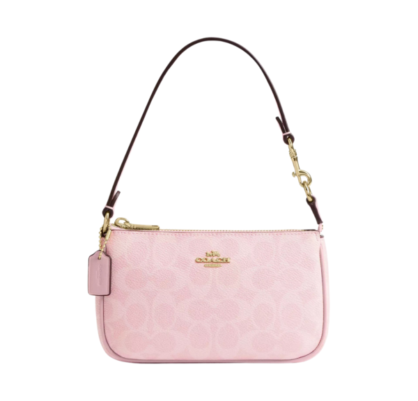 Diseño sin título - 2026-01-15T025841.391 Coach Teri Shoulder Bag Rosa en Signature Canvas