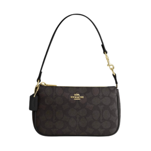 Coach Teri Shoulder Bag Marrón en Signature Canvas