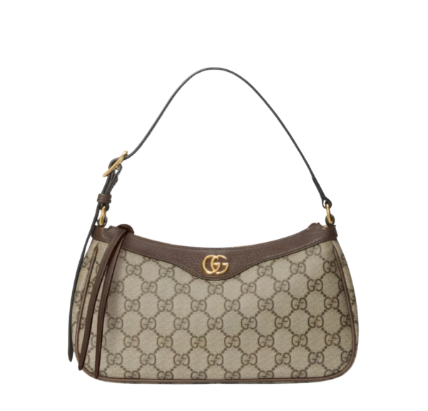 Gucci Ophidia Small Shoulder Bag en GG Supreme Beige