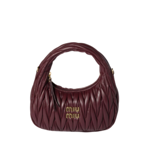 Bolso Miu Miu Acolchado Burdeos