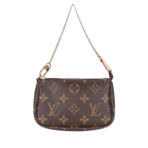 Louis Vuitton Mini Pochette Monogram Cadena Dorada