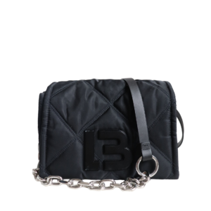 Bimba y Lola Acolchado Negro Logo Metálico