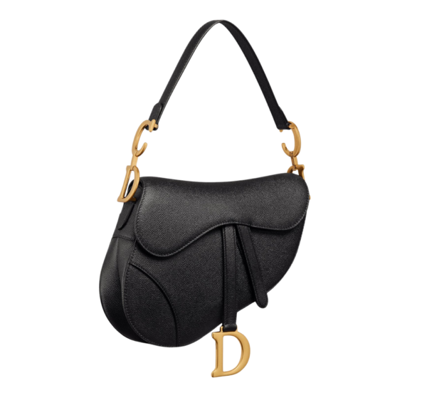 Dior Saddle Negro Piel