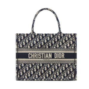 Christian Dior Book Tote Oblique Blue