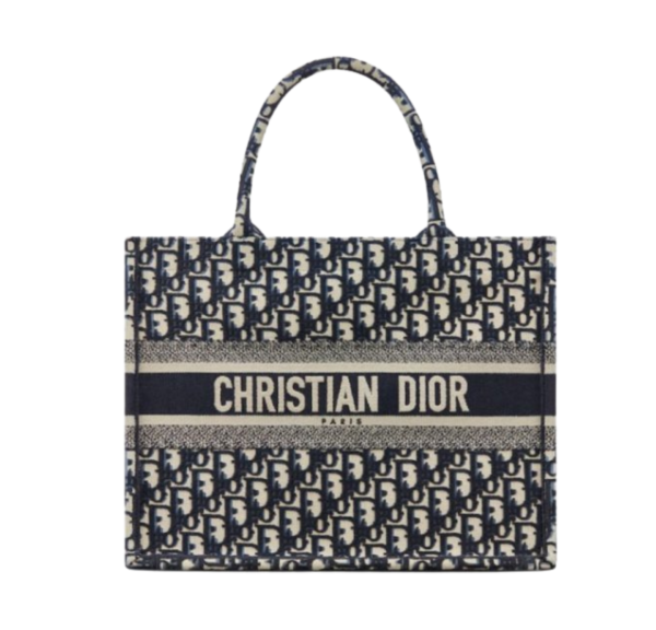 Christian Dior Book Tote Oblique Blue