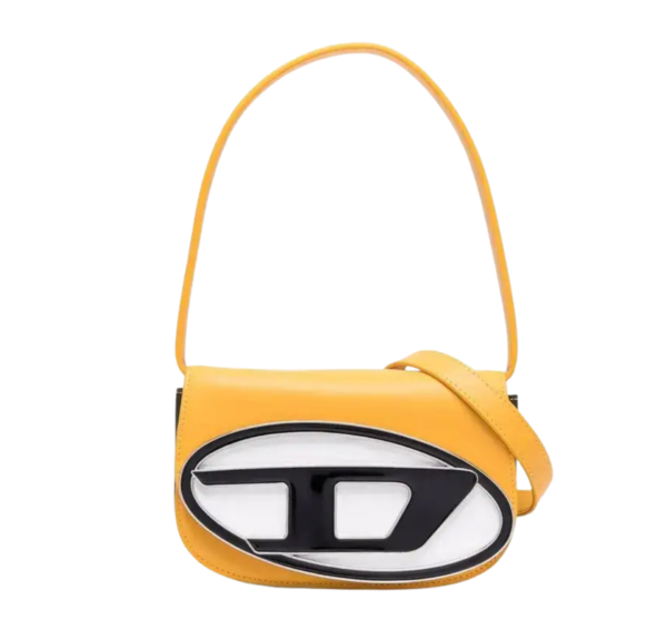 Diesel 1DR Amarillo Logo Oval D Negro