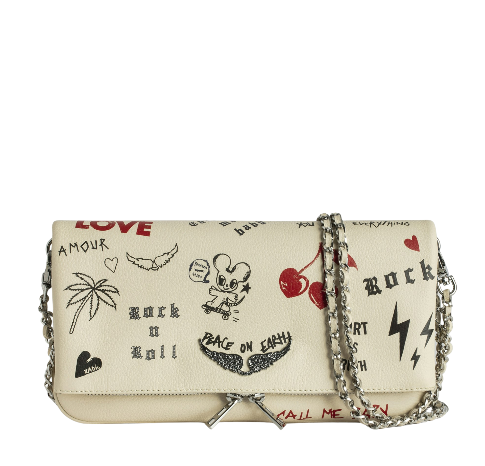Diseño sin título - 2026-01-28T031056.860 Zadig & Voltaire Rock Graffiti Crema
