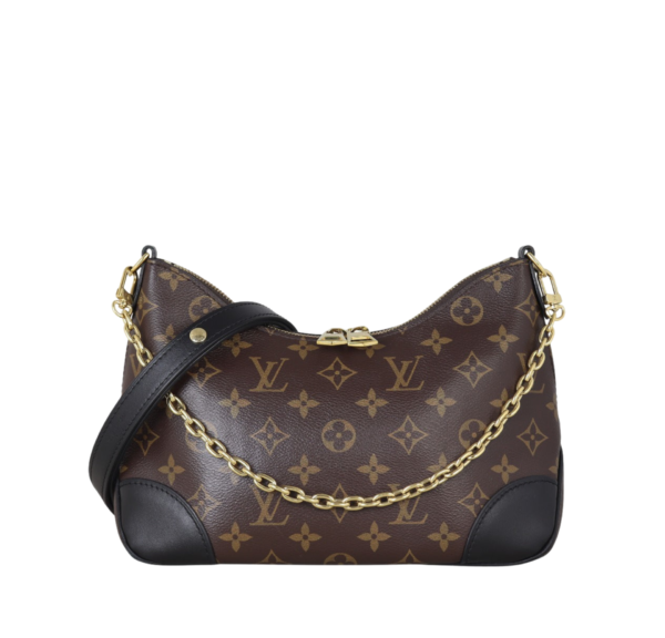 Louis Vuitton Boulogne Monogram Detalles en Piel Natural