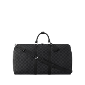 Bolso de viaje Louis Vuitton Keepall Bandoulière Damier Graphite