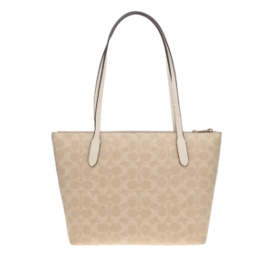 Tote Coach Signature Canvas Beige