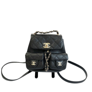 Mochila Chanel Negra de Piel