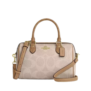 Coach Mini Rowan Satchel Signature beige
