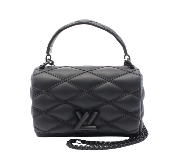 Louis Vuitton Twist Negro de Piel Acolchada